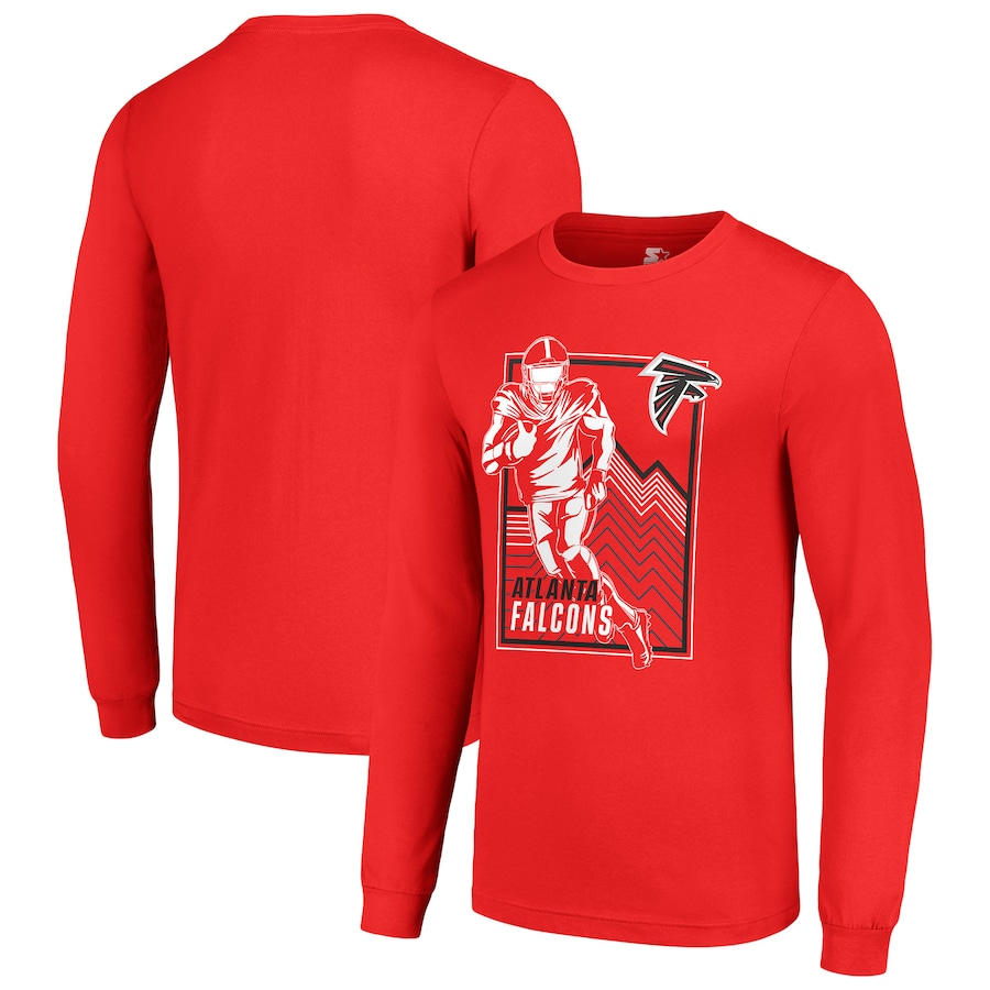 Men New England Patriots red 2024 NFL Long sleeve T Shirts